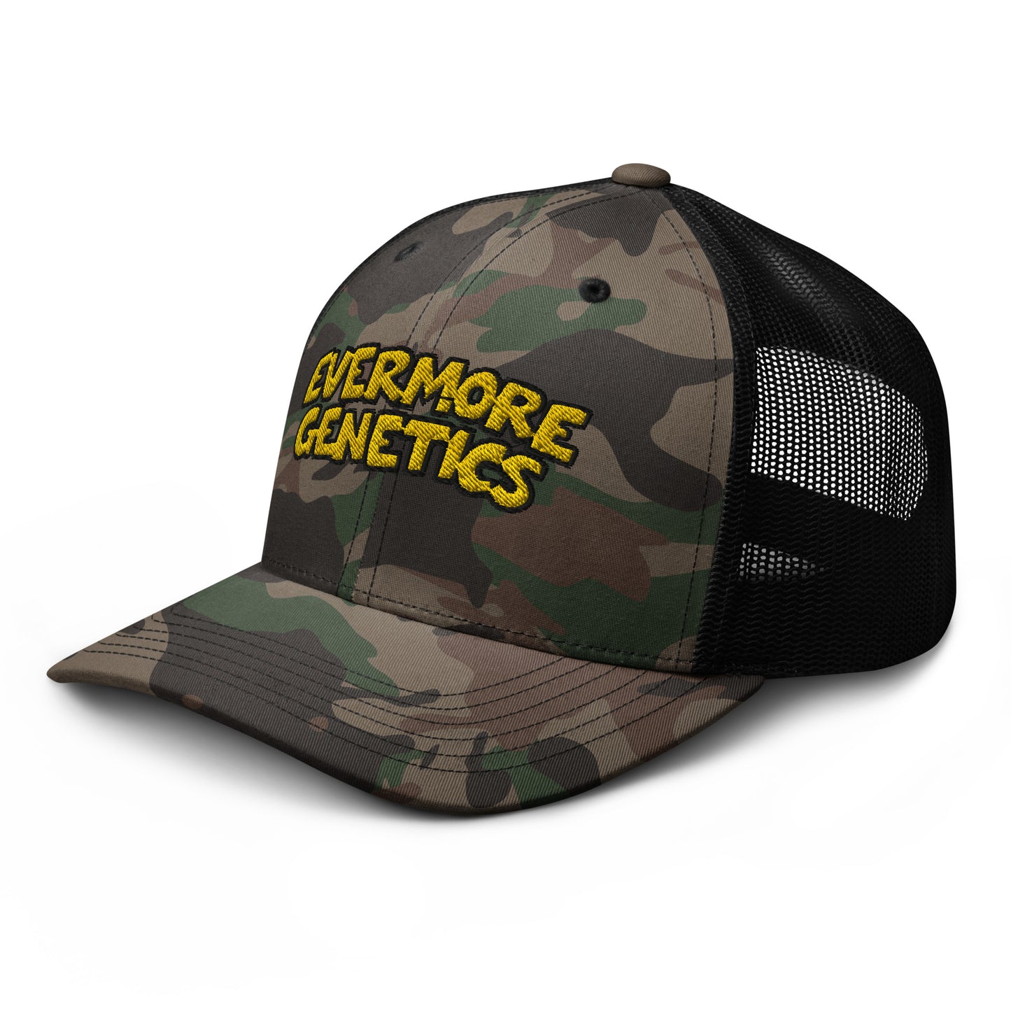 Evermore Classic Logo Camouflage Trucker Hat