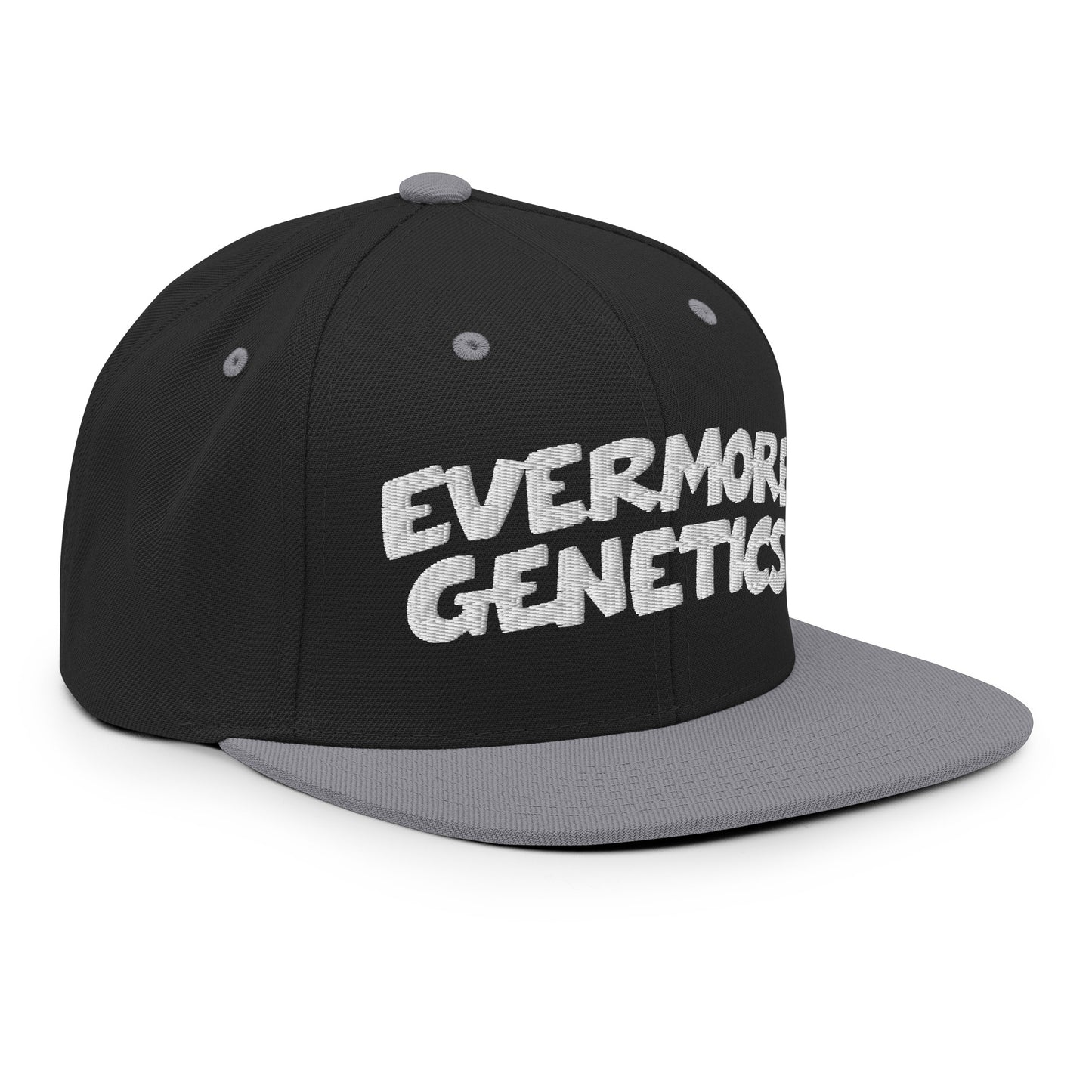 Evermore Genetics Embroidered Snapback Hat