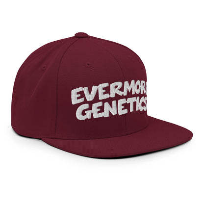 Evermore Genetics Embroidered Snapback Hat