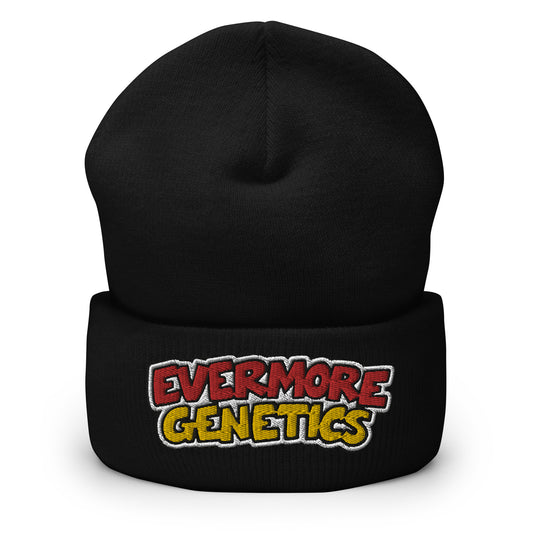 Evermore Genetics Embroidered Cuffed Beanie