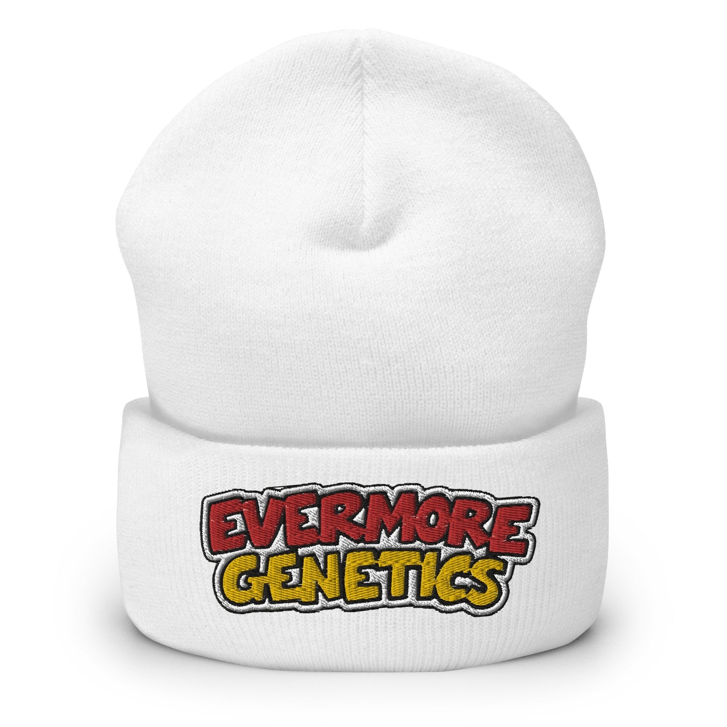 Evermore Genetics Embroidered Cuffed Beanie