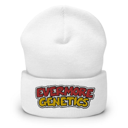 Evermore Genetics Embroidered Cuffed Beanie