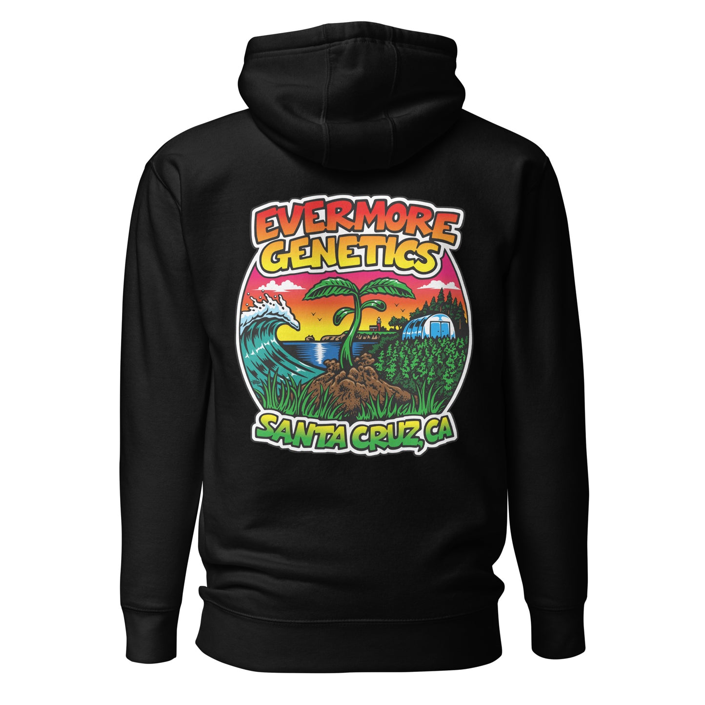 Evermore Genetics Classic Black Unisex Hoodie