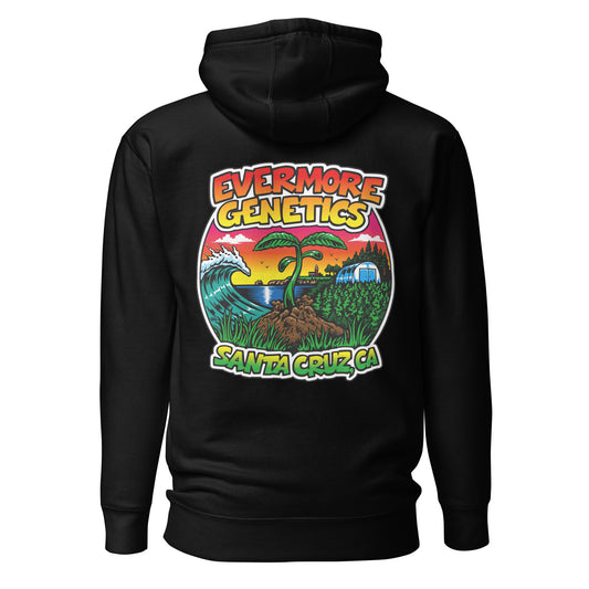 Evermore Genetics Classic Black Unisex Hoodie